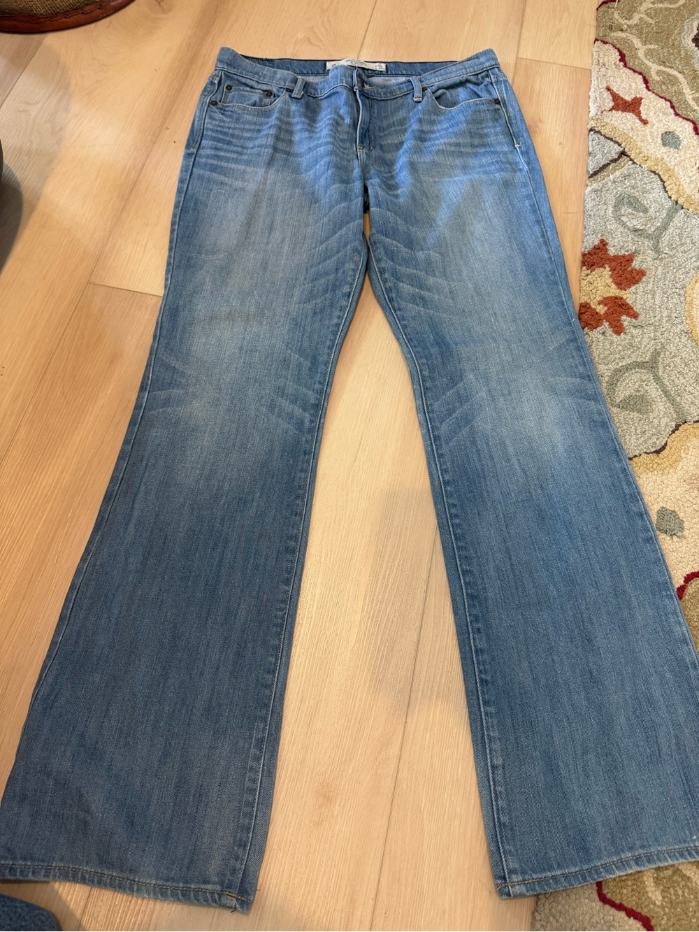 Vintage Y2K Abercrombie & Fitch Perfect Stretch Low Rise Flare Jeans 29x33